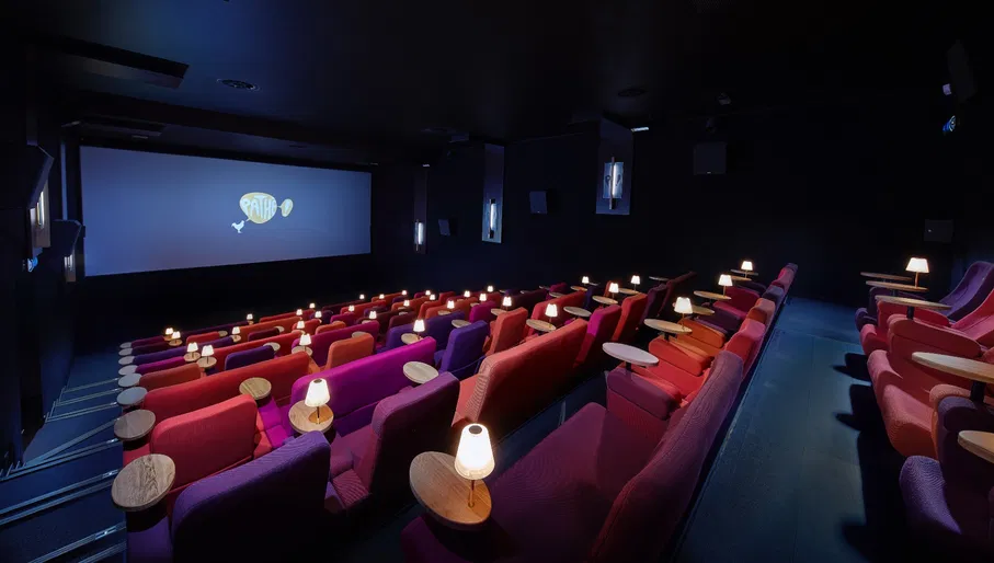 Interior of new cinema Cinema International in Amsterdam, 14 March